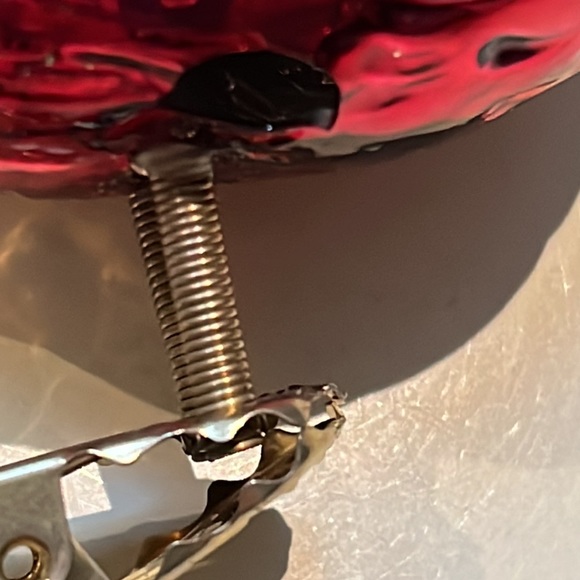 Martha Stewart Red Glass Birds Clip-on Christmas ornaments orig box Poland READ - Picture 15 of 16